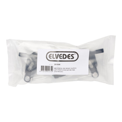 Elvedes 2019098 mechanische schijfrem remklauw twin MP1000 dubbele zuigers postmount