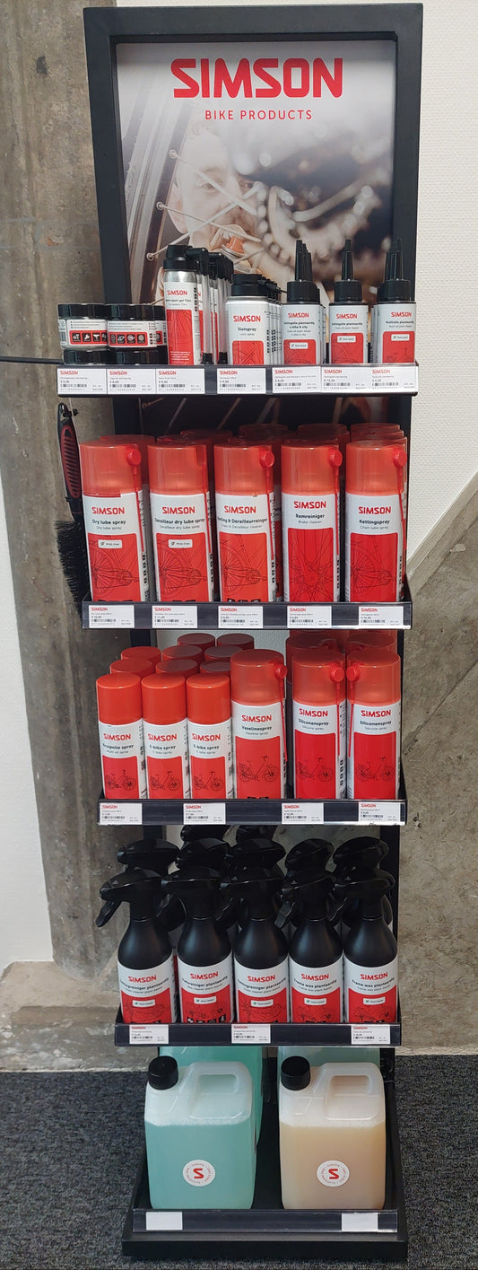 Simson S021076 onderhoudsmiddelen assortiment + gratis display