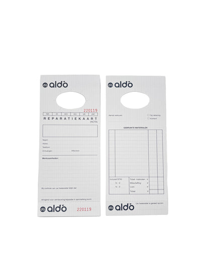 ALDO reparatiekaarten (250)