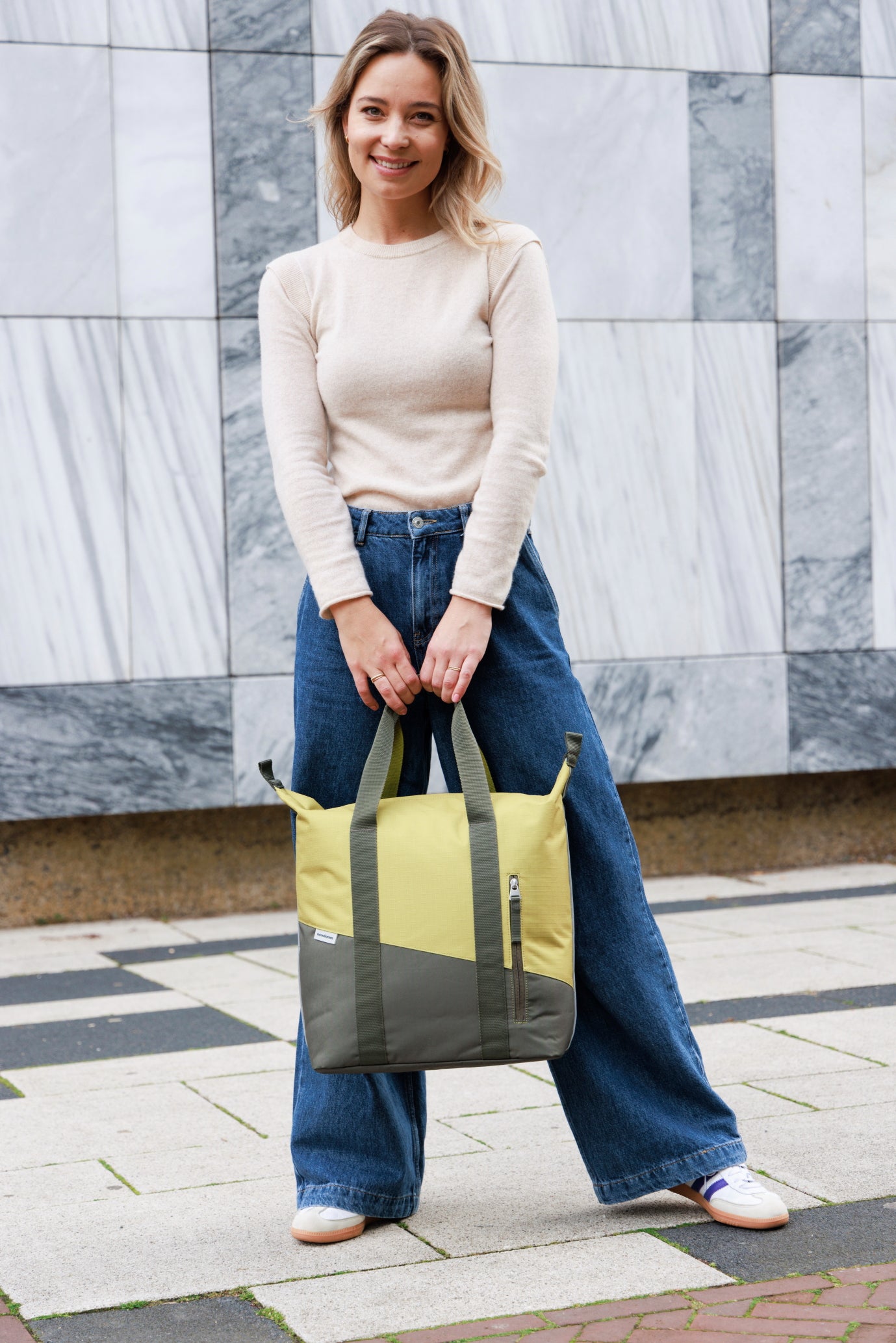 New Looxs tas nr. 272 Oslo Kota Olive/Yellow - 272.160
