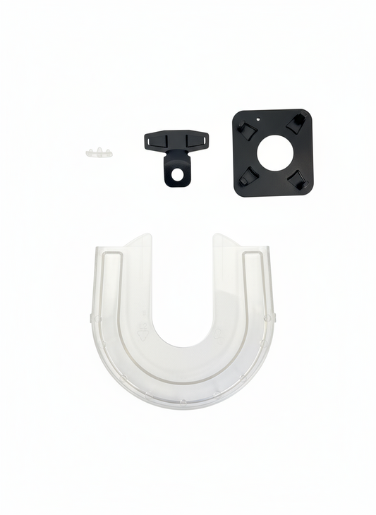 BF kettingkast gesloten 24" transparant