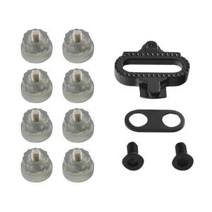 Wellgo combi-pedaal aluminium/zilver Shimano compatible met QR-systeem