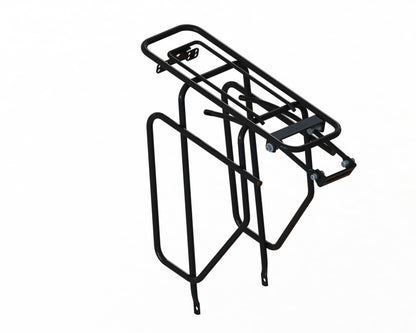 Steco Tubic Slim Design achterdrager mat zwart