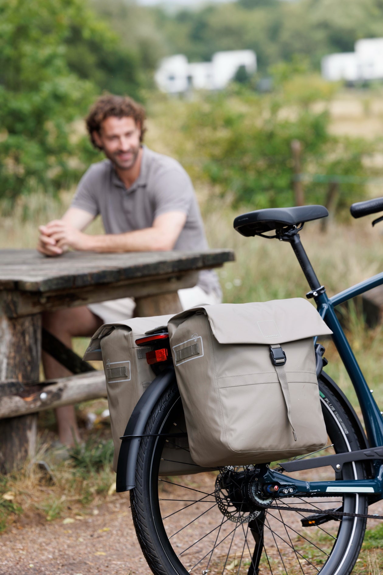 New Looxs tas nr. 344 Leeds Double MIK 2.0 Taupe - 344.447MIK2.0