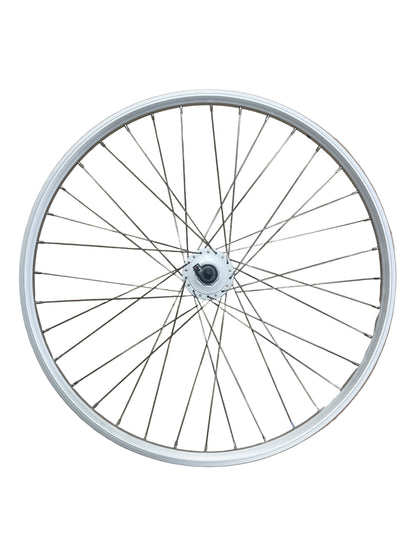 Voorwiel 28" - 622 Dynamic alu zilver RVS spaken naafdynamo VL