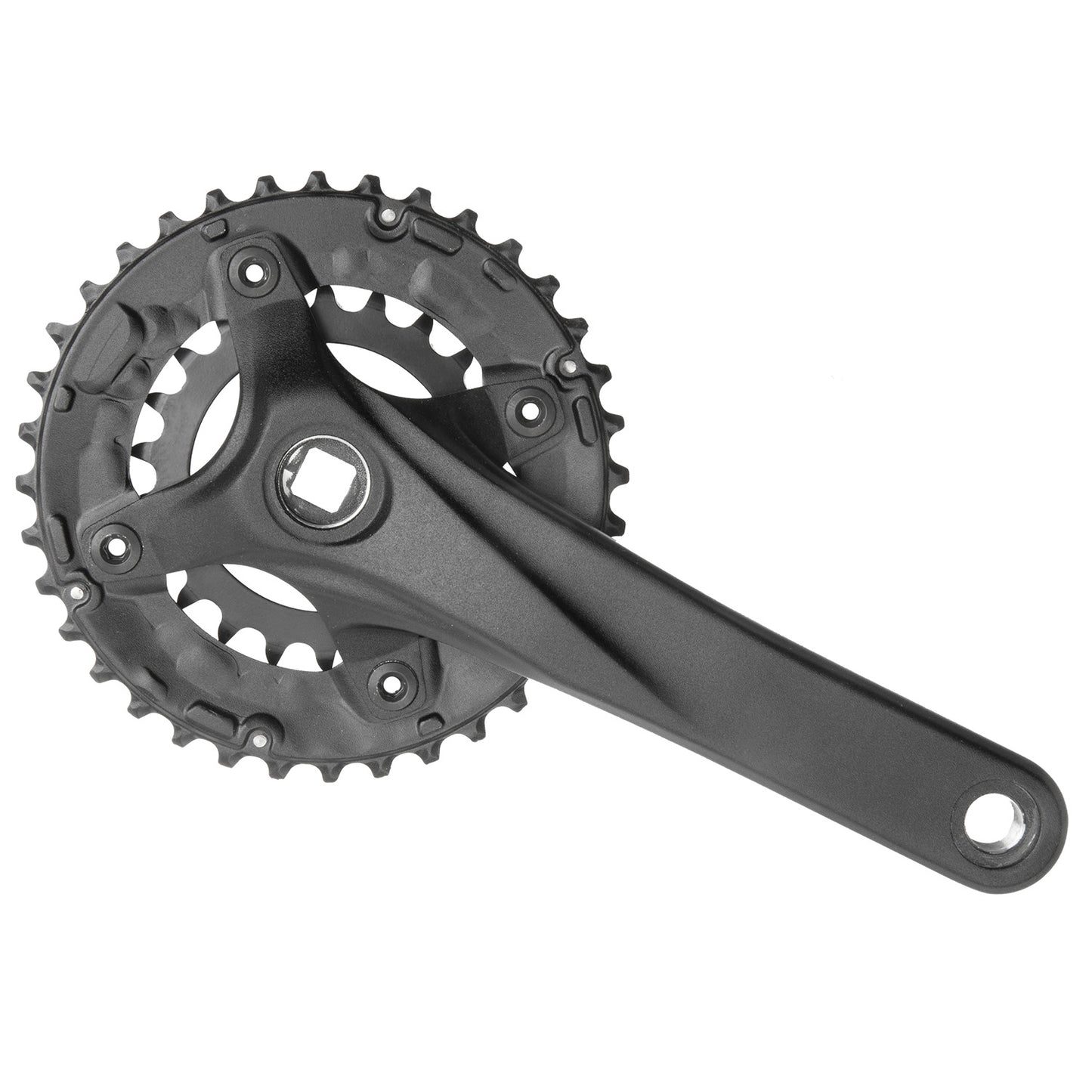 Prowheel kettingwiel set dubbel 36/22T. 10V. 175 mm. alu. zwart