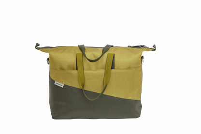 New Looxs tas nr. 357 Oslo Tendo laptop fietstas Olive/Yellow - 357.160