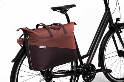 New Looxs tas nr. 357 Oslo Tendo laptop fietstas Burgundy/Rust - 357.161