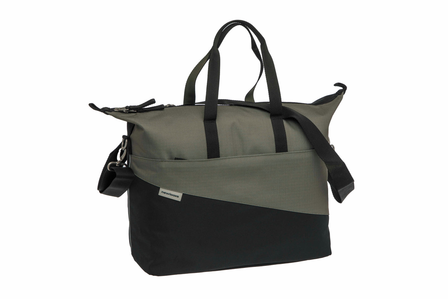 New Looxs tas nr. 357 Oslo Tendo laptop fietstas Black/Green - 357.162