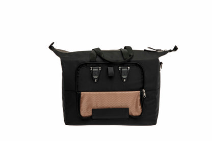 New Looxs tas nr. 357 Oslo Tendo laptop fietstas Black/Green - 357.162