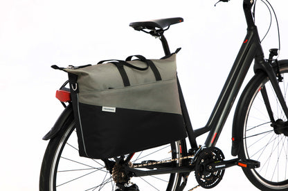 New Looxs tas nr. 357 Oslo Tendo laptop fietstas Black/Green - 357.162