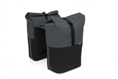 New Looxs tas nr. 393 Nyborg Double MIK Dark Grey/Black - 393.528MIK