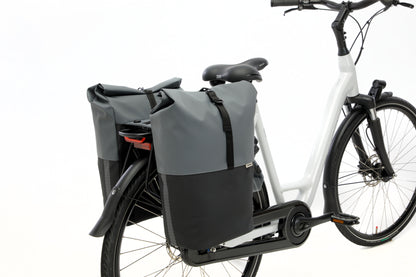 New Looxs tas nr. 393 Nyborg Double MIK Dark Grey/Black - 393.528MIK