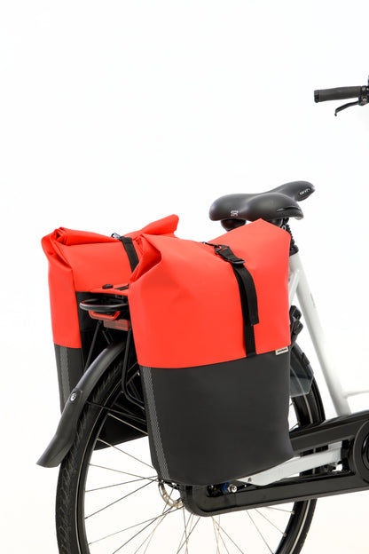 New Looxs tas nr. 393 Nyborg Double MIK Red/Black - 393.539MIK