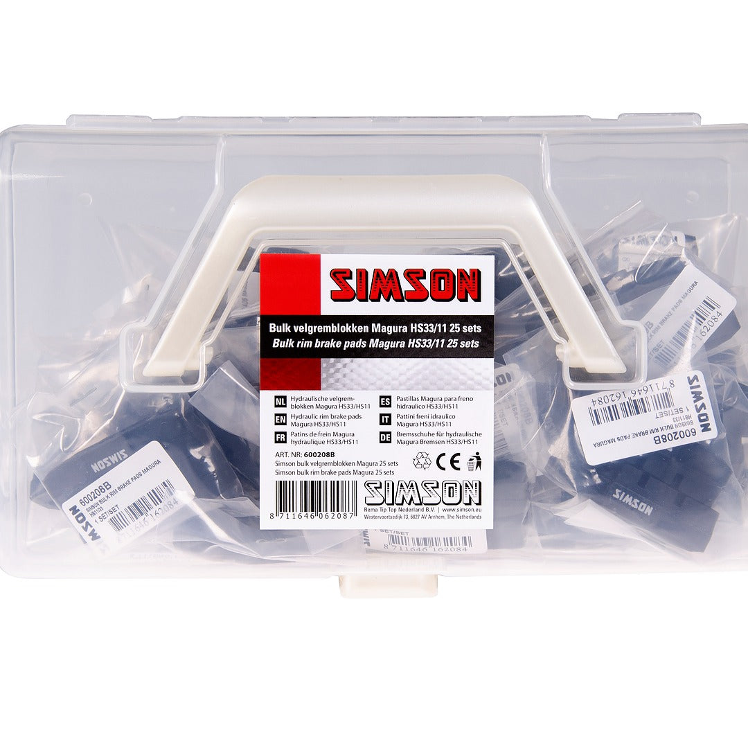 Simson 600208B bulk hydraulische velgrembl. Magura HS33/11 (25 sets)