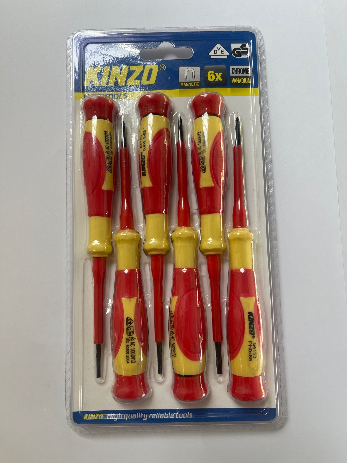 Kinzo schroevendraaierset 6-delig