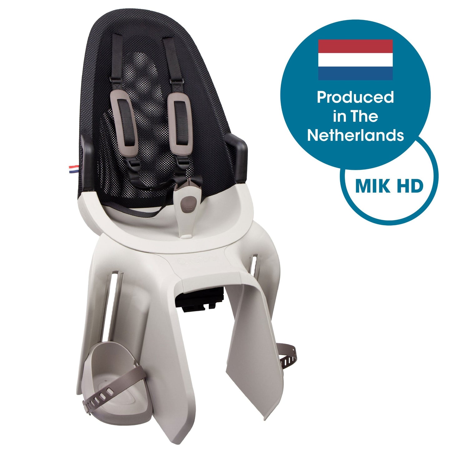 Qibbel Air Q763 Pebble Grey achterzitje MIK-HD