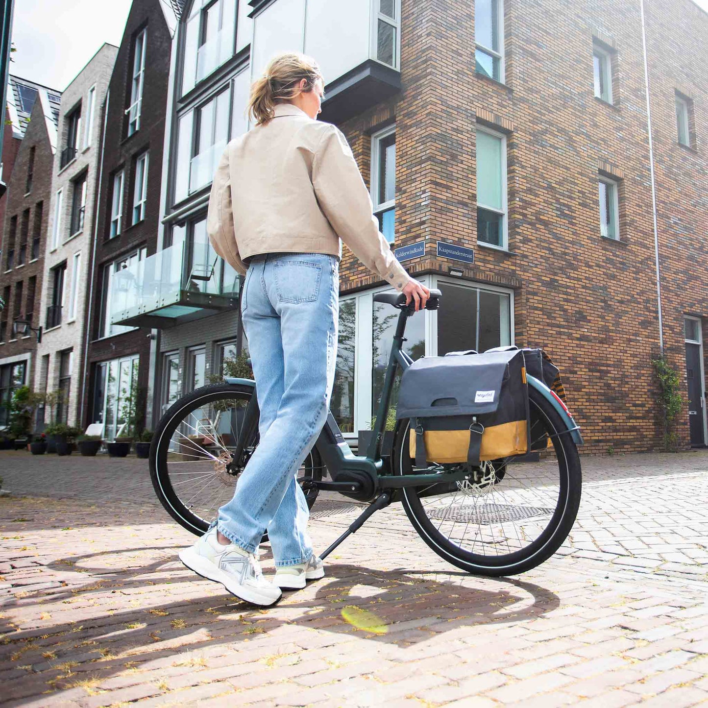 Urban Proof Double Bag 40L Grey Yellow - Recycled