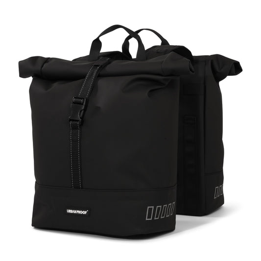 Urban Proof Double Rolltop Bag 38L zwart - Recycled