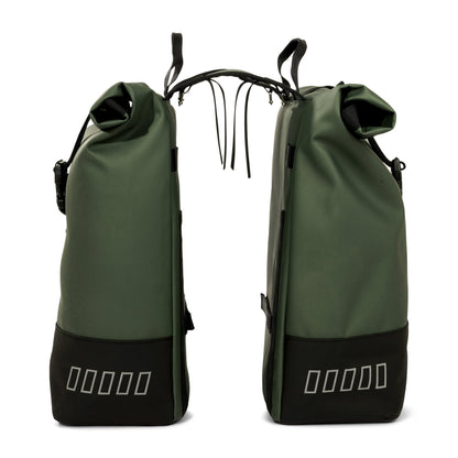 Urban Proof Double Rolltop Bag 38L groen - Recycled