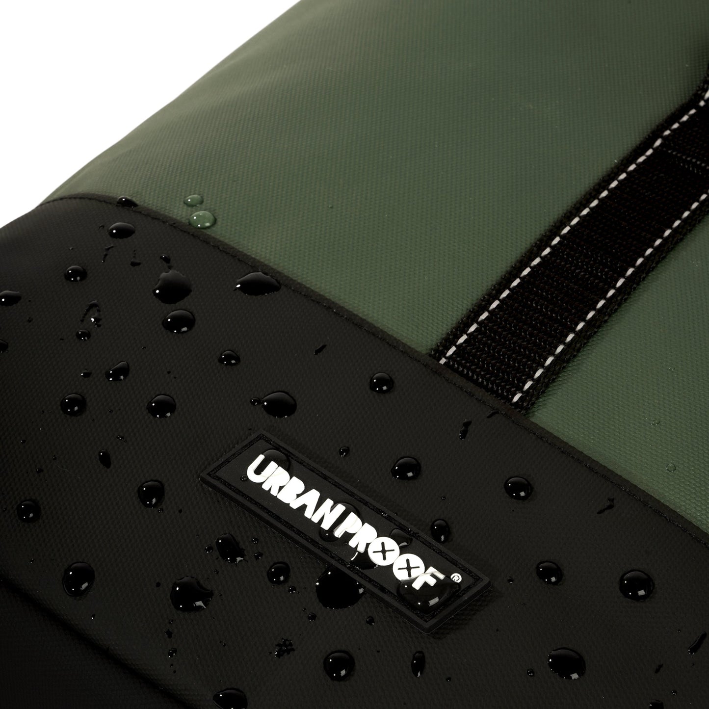 Urban Proof Double Rolltop Bag 38L groen - Recycled