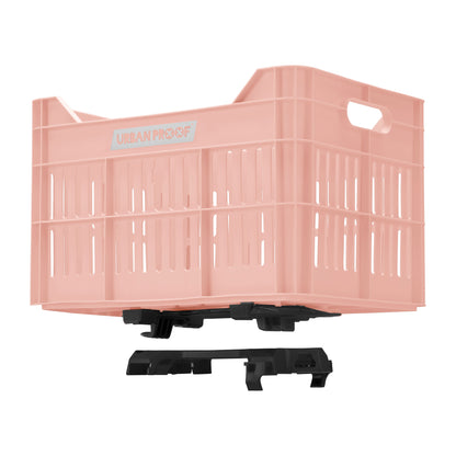 Urban Proof fietskrat 30L Click warm roze - Recycled
