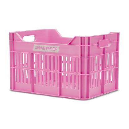 Urban Proof fietskrat 30L Click Bright Pink - Recycled