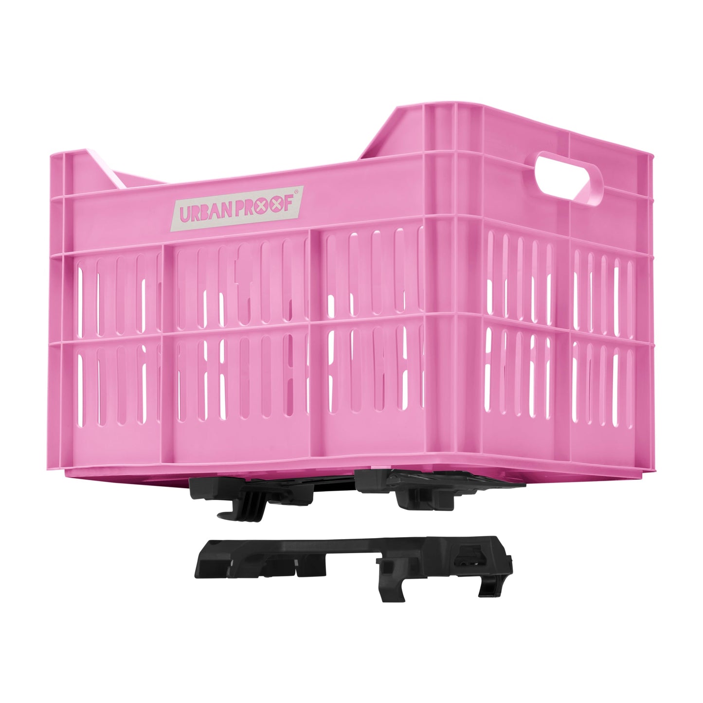 Urban Proof fietskrat 30L Click felroze - Recycled