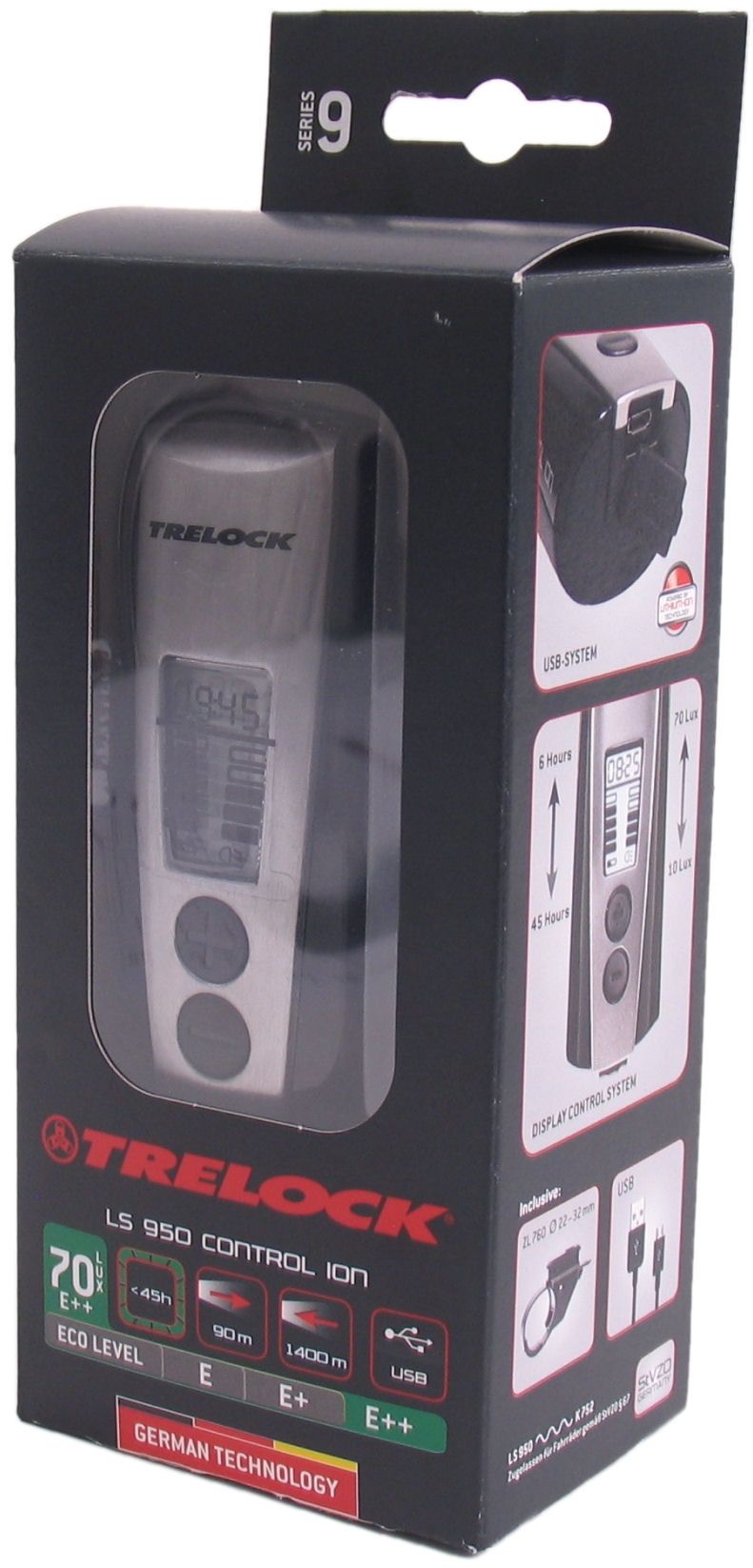Trelock LS 950 CONTROL ION 70 FB BL ZL 700 USB - 8002095
