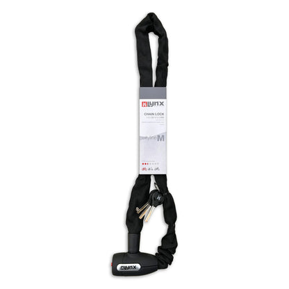 Lynx kettingslot Cityline M110 black 5.5 mm x 110 cm. nylon hoes