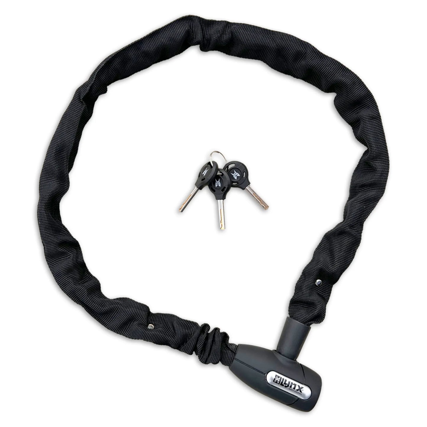 Lynx kettingslot Cityline M110 black 5.5 mm x 110 cm. nylon hoes