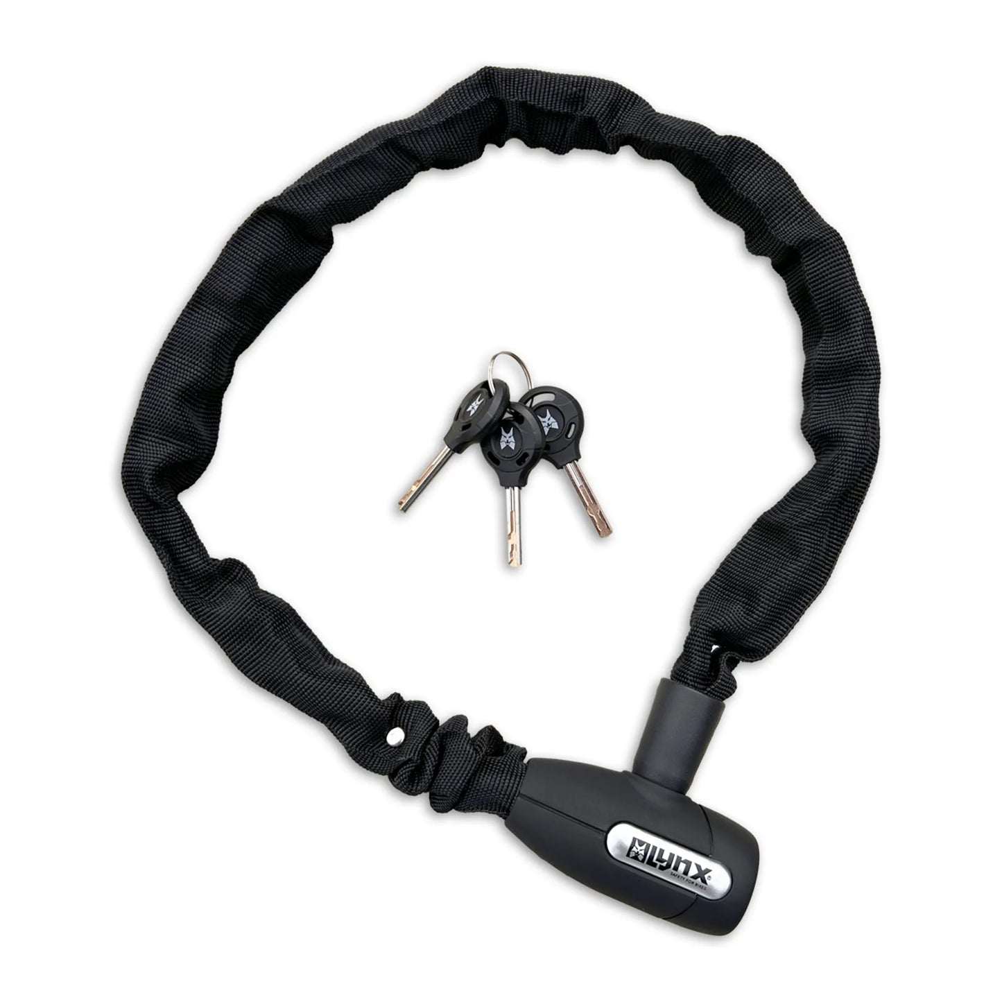 Lynx kettingslot Cityline M85 black eo kleur 5.5 mm. x 85 cm.