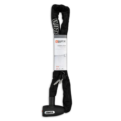 Lynx kettingslot Cityline L110 black 8 mm. x 110 cm. nylon hoes