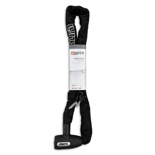 Lynx kettingslot Cityline L110 black 8 mm. x 110 cm. nylon hoes