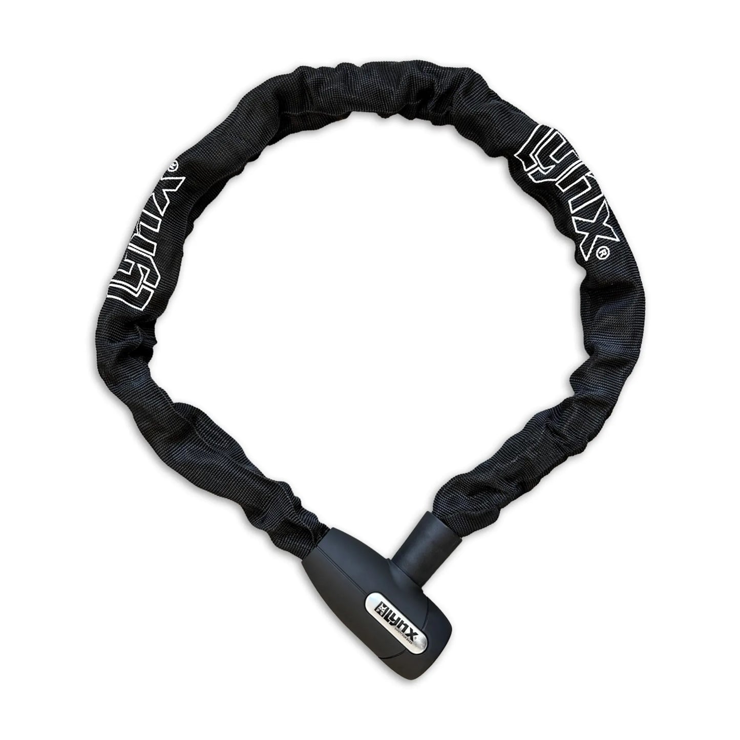 Lynx kettingslot Cityline L85 black 8 mm. x 85 cm. nylon hoes