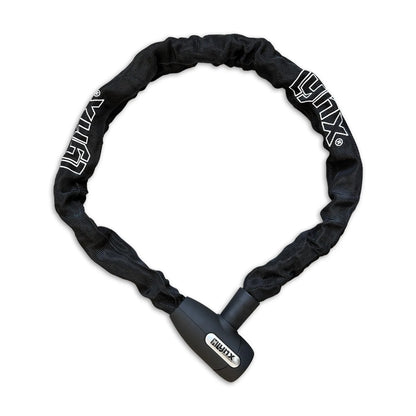 Lynx kettingslot Cityline L85 black 8 mm. x 85 cm. nylon hoes