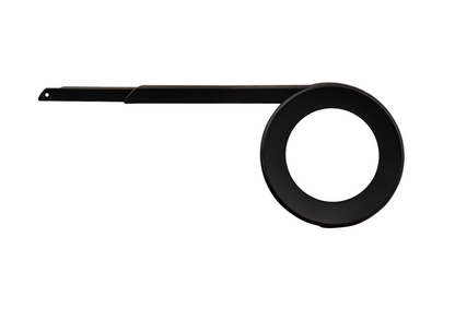 Herrmans kettingscherm Slyde 38T Ø118 319mm mat zwart