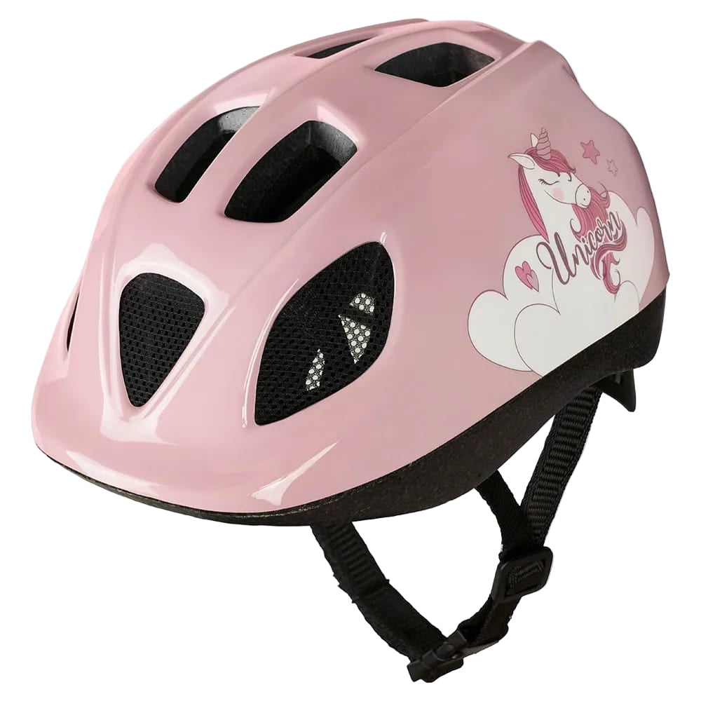 Polisport helm junior Unicorn roze S (52-56 cm.)