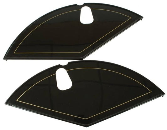 Hesling jasbeschermer 28" Nostalgia PVC zwart + bies
