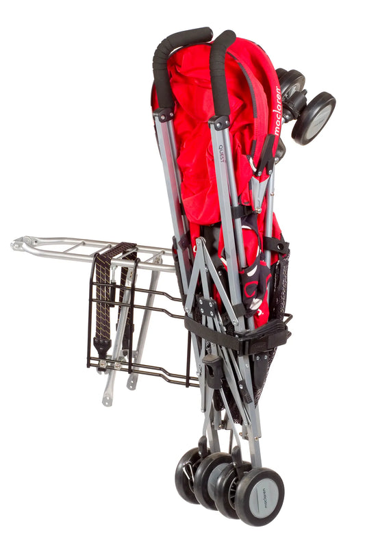 Steco buggy-mee de luxe mat zwart