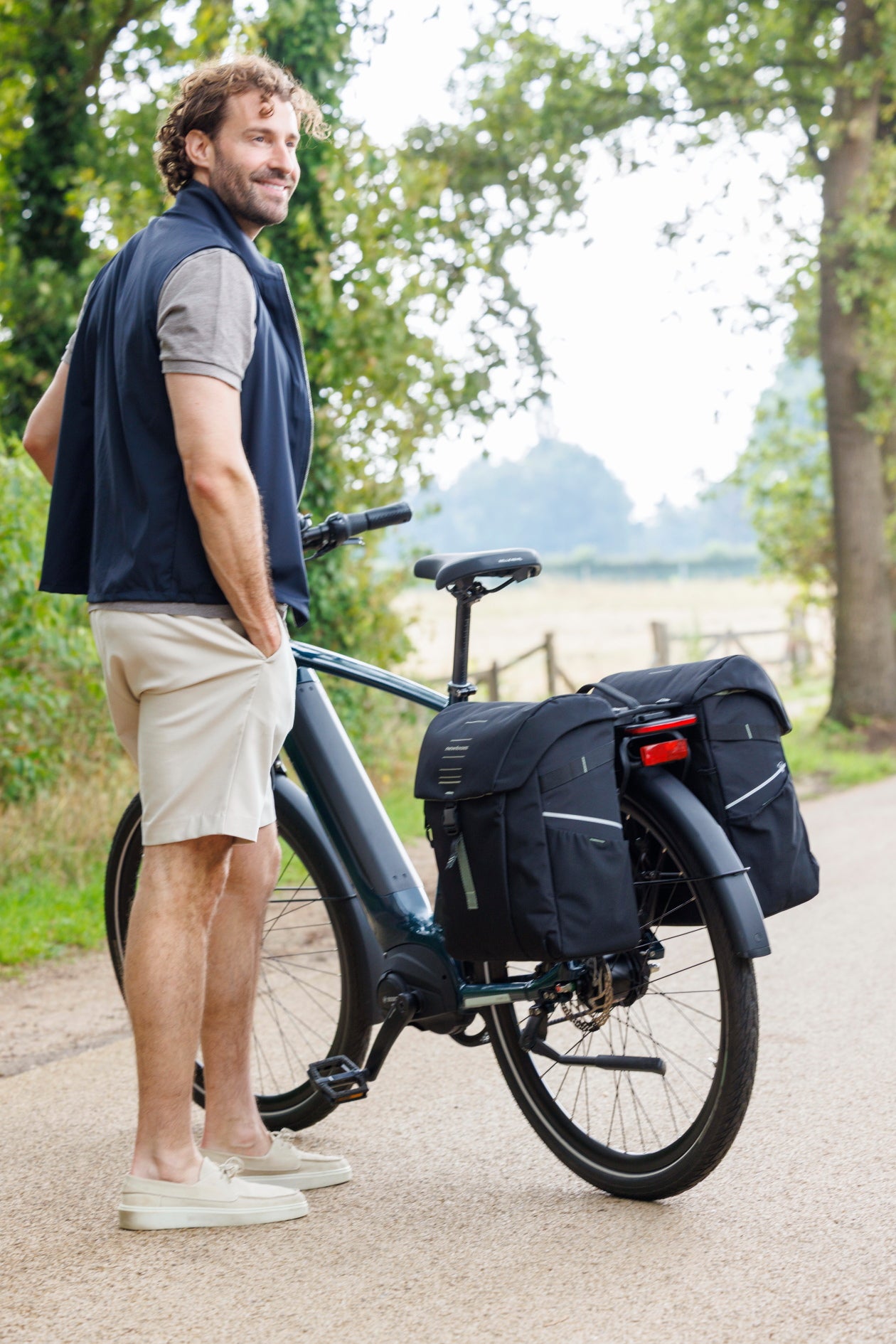 New Looxs tas nr. 536 Vigo Double MIK 2.0 Black/Green - 536.155MIK2.0