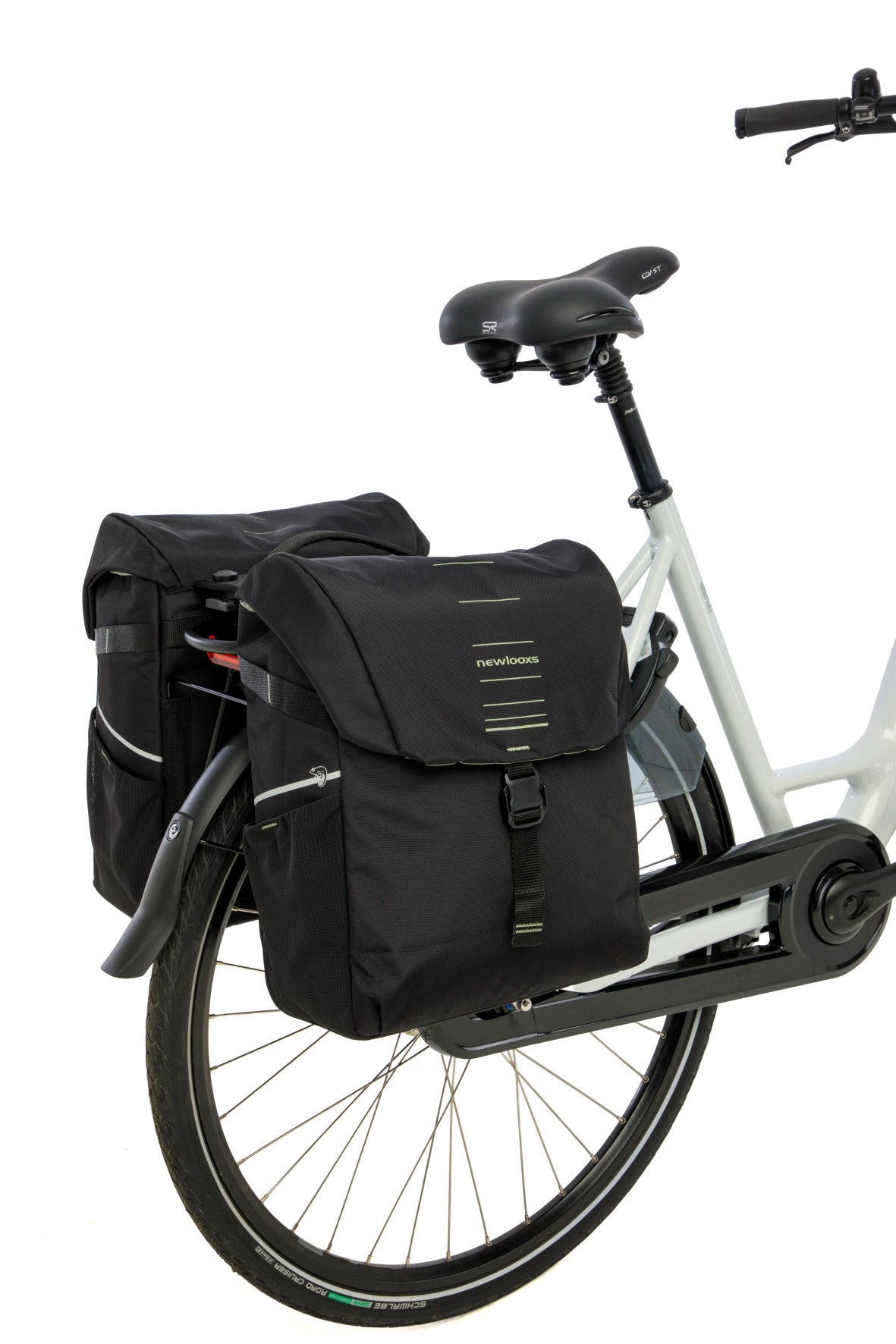 New Looxs tas nr. 536 Vigo Double MIK 2.0 Black/Green - 536.155MIK2.0