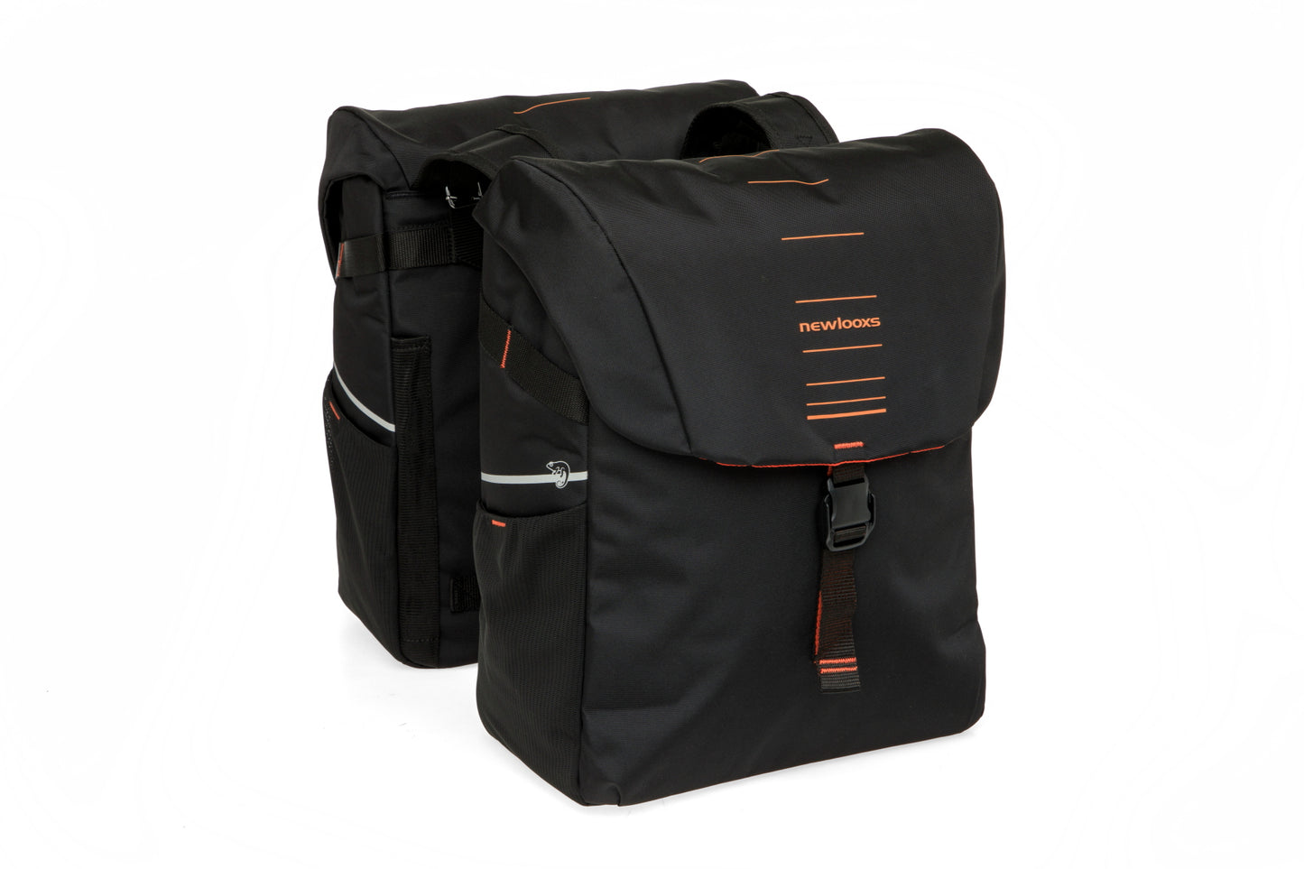 New Looxs tas nr. 536 Vigo Double Black/Orange - 536.156