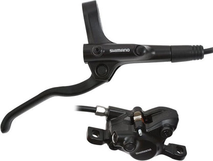 Shimano EMT201KLFPRA100 schijfrem set BL BR-MT200 (L-voor) compleet z/schijf zwart