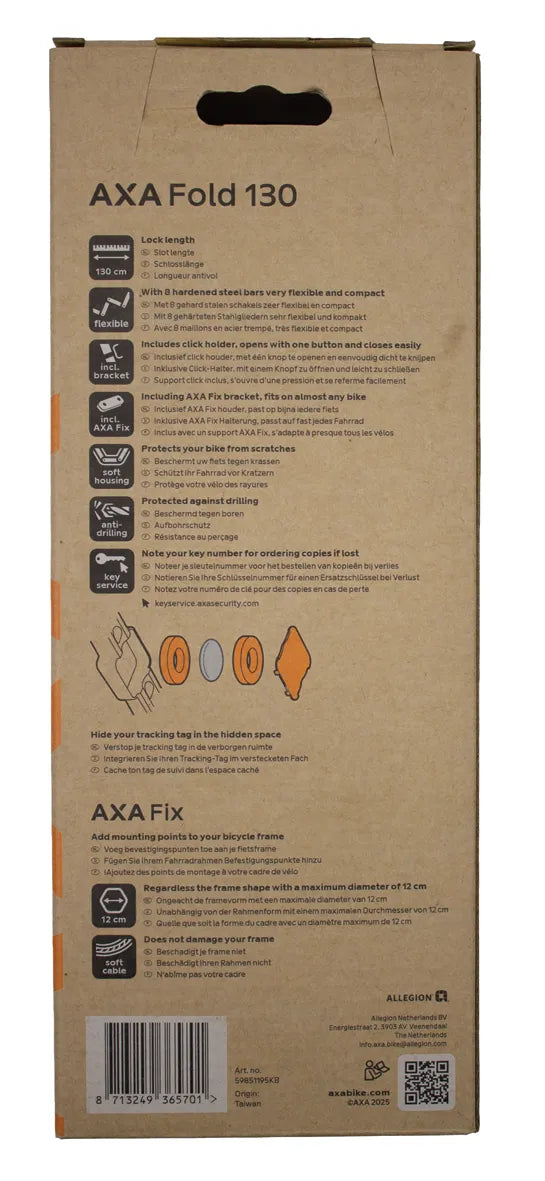 AXA Fold 130 vouwslot