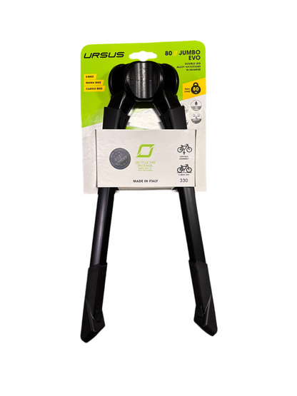 Ursus standaard dubbel Jumbo EVO XL zwart 330 mm. + bumper MAX 80 kg.