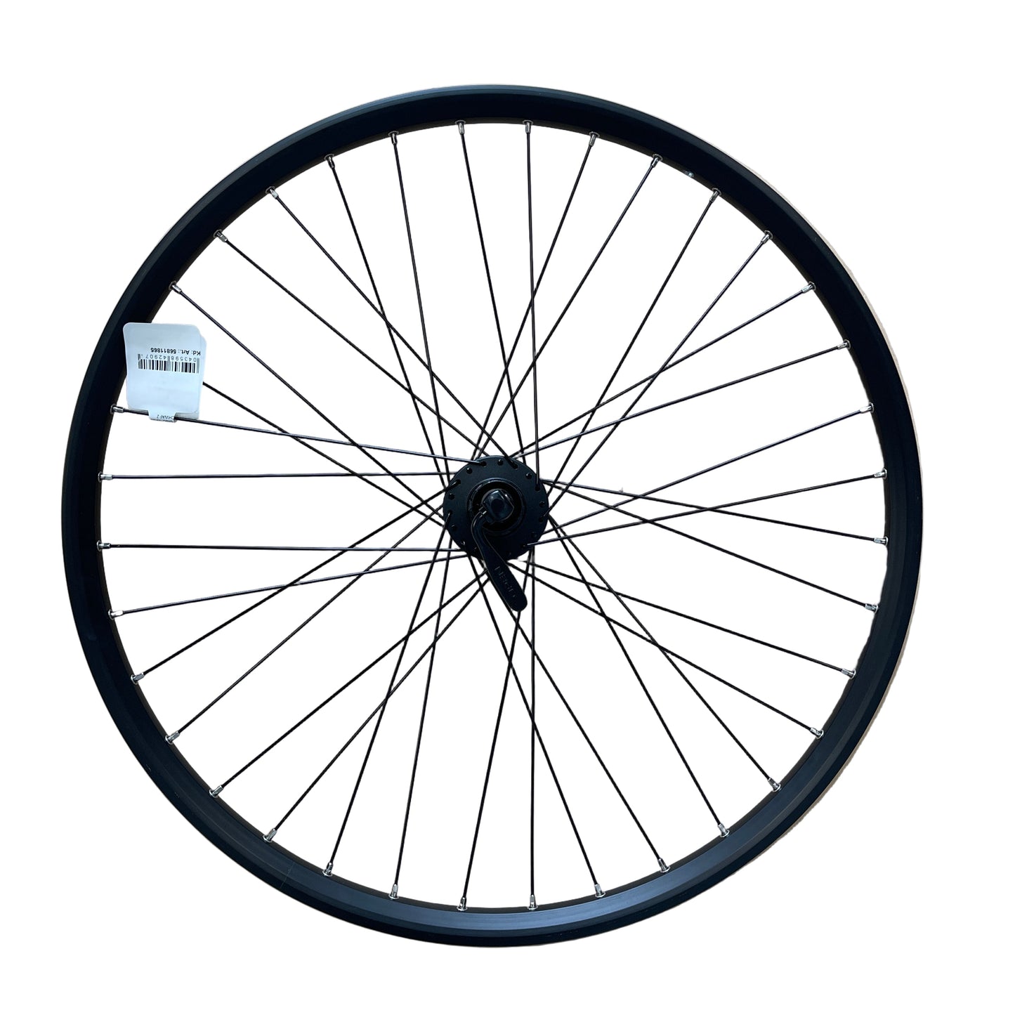 Achterwiel 26" 21-559 Taurus alu. zwart Shimano HB475 schijfrem