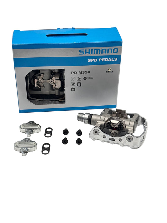 Shimano EPDM324 pedalen m/cleats enkelzijdig SPD