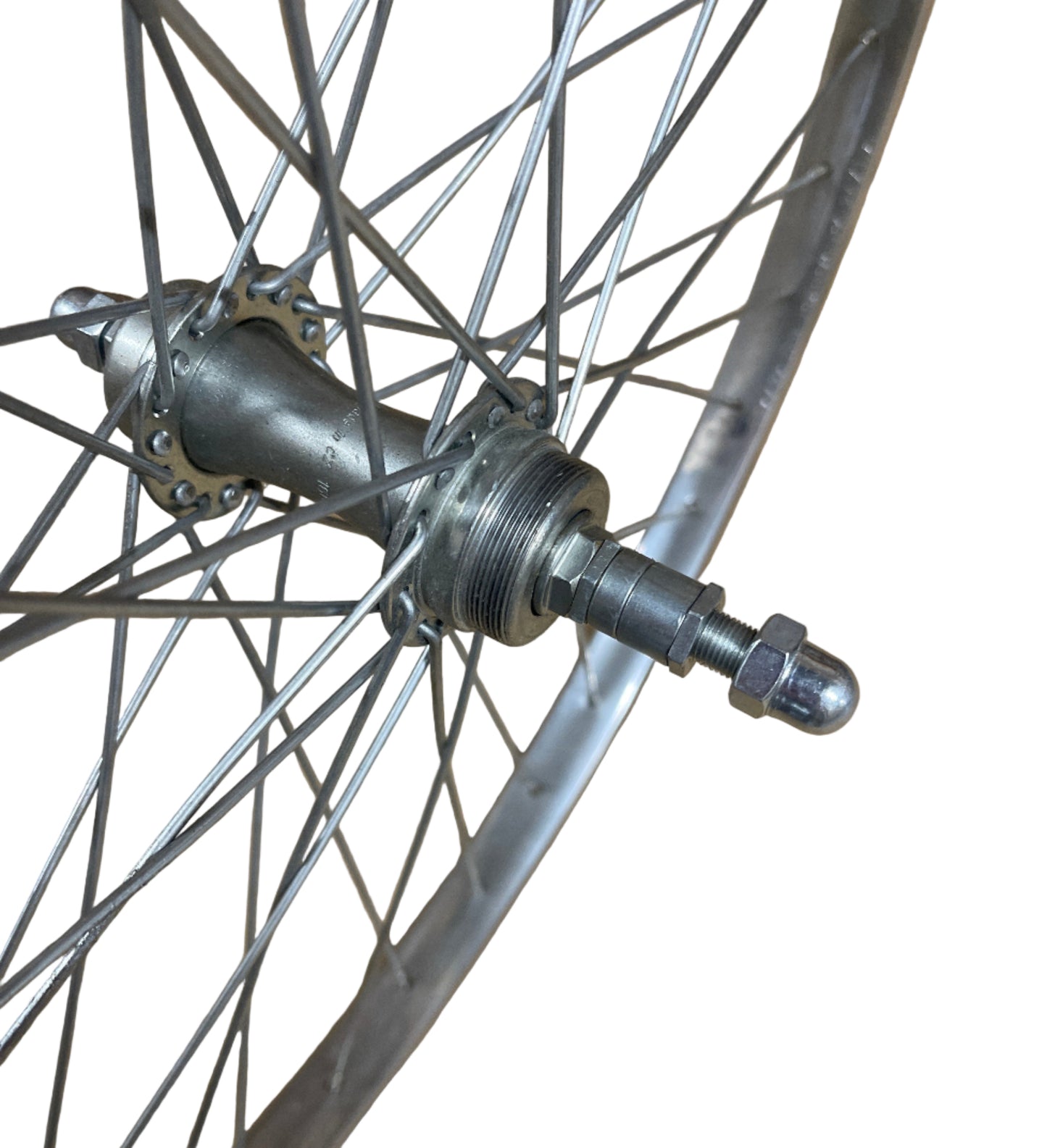 Achterwiel 24" freewheel chroom