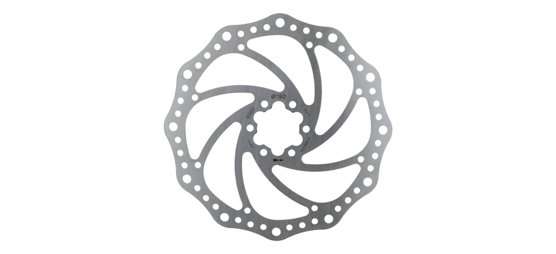 Elvedes 6821 SX18 Rotor 180 mm. stainless + 6 boutjes